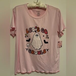 NWT Pink 'Let's Go Ghouls' 👻💕 Pajama T-Shirt